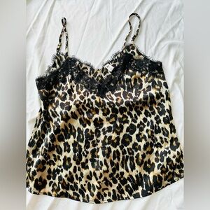 BP. Leopard Satin Top